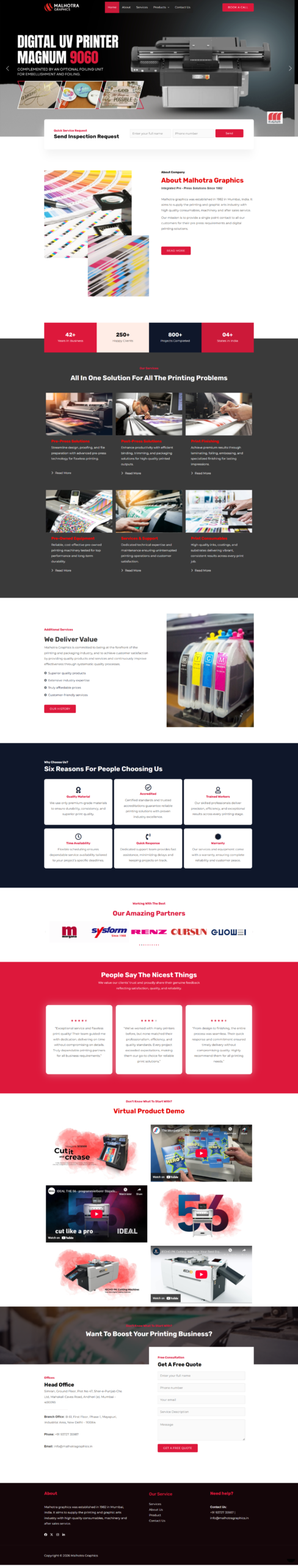 dream design studio portfolio website designing